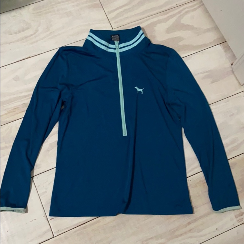 💚💙EUC PINK VS ULTIMATE sports 3/4 zip💙💚